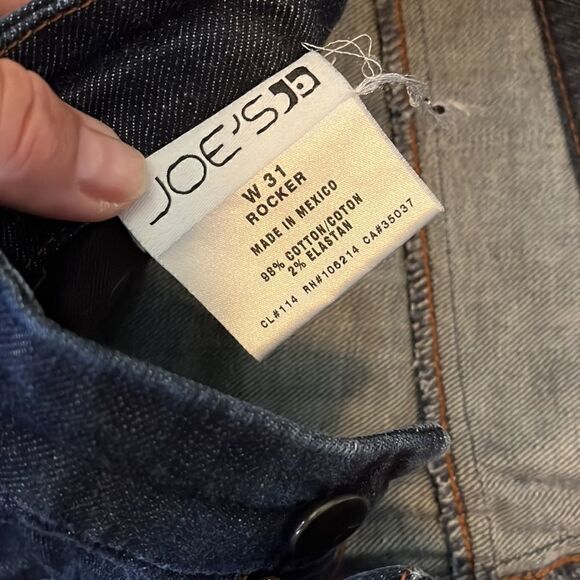 Awesome Joe’s jeans Rocker size 31. duct tape hemmed to make them 42 long - Picture 3 of 5